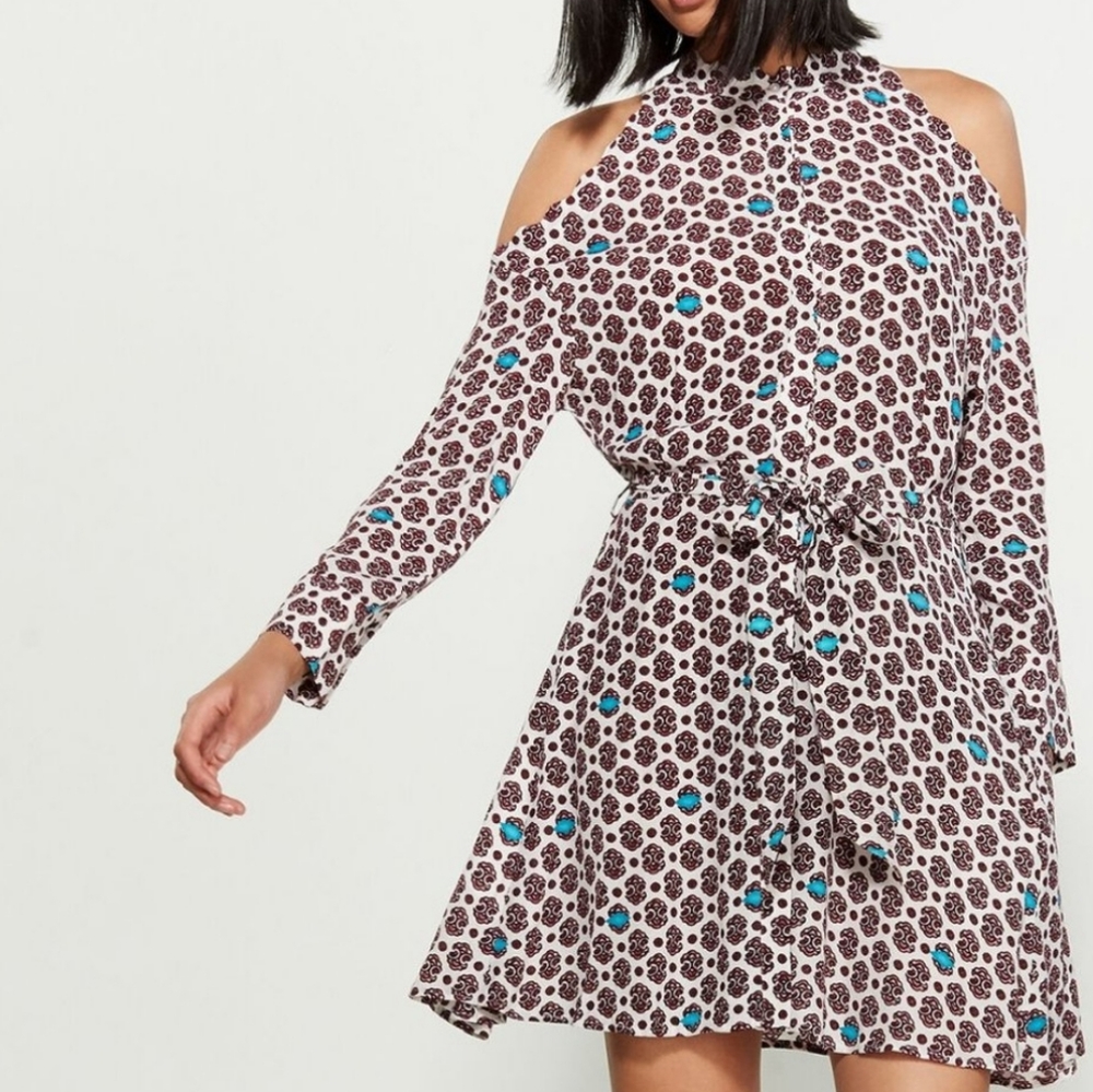 Maje robe satin dress